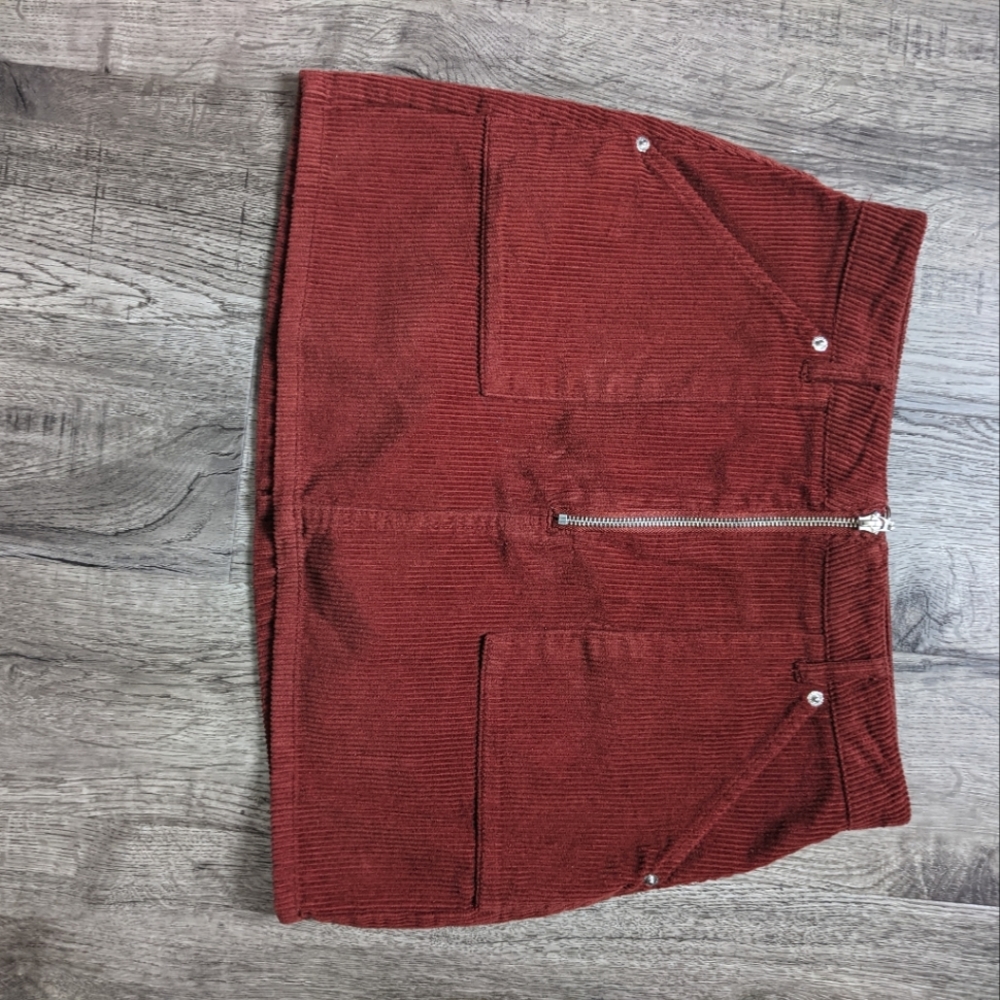 Topshop Corduroy Skirt